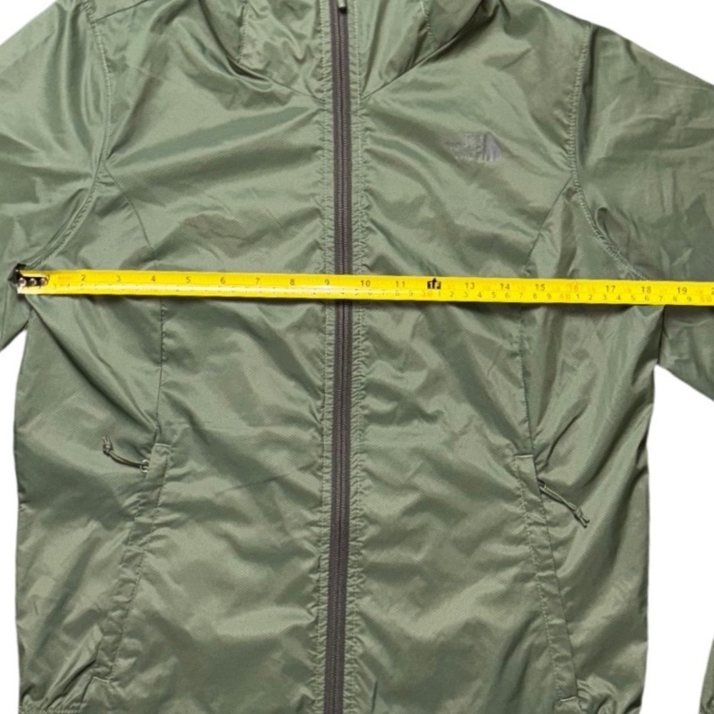 The‎ North Face WindWall Jacket Sage Green Hooded Windbreaker NF0A2VCZ Sz Small - Picture 14 of 16